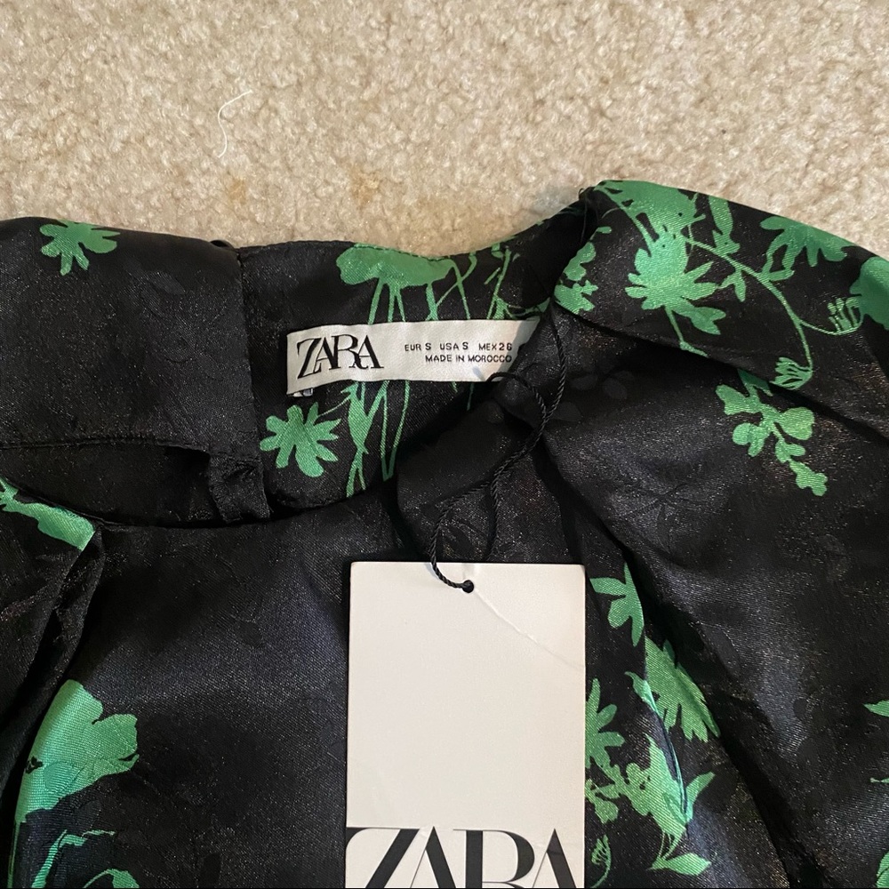 ZARA PRINTED DRESS NWT - Picture 11 of 14